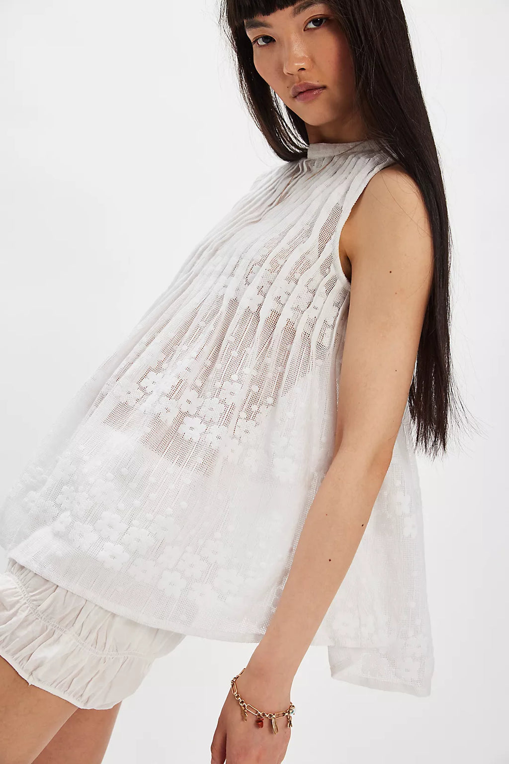 Moon Magic Mesh Tank Tunic