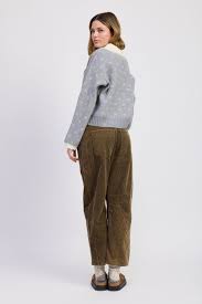 Sylvie Corduroy Pants - WASHED OLIVE