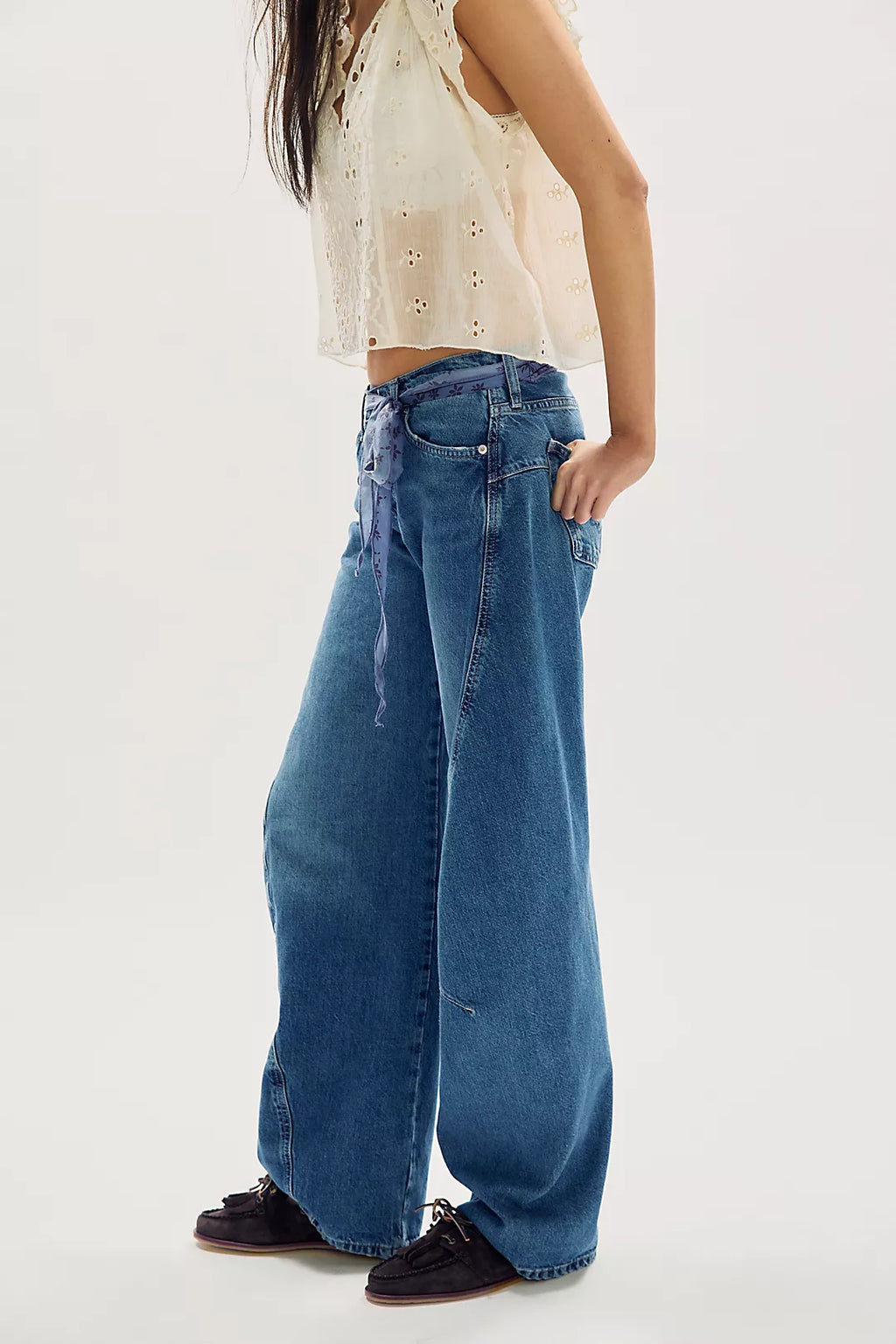 Free People Fable Twisted Seam Jean