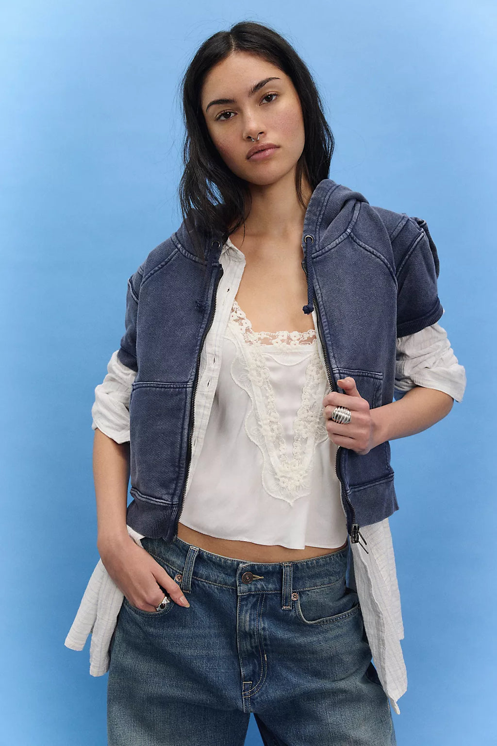 Short Sleeve Summer Sweatshirt