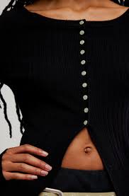 EAST SIDE CARDIGAN in BLACK