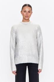 ILANA sweater in silver frost