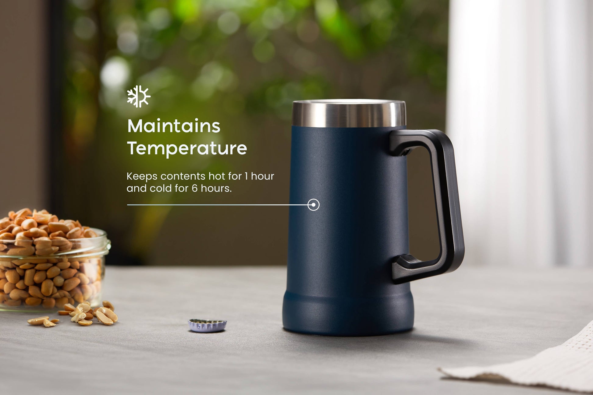 Kook Beer Stein, 23.7 oz