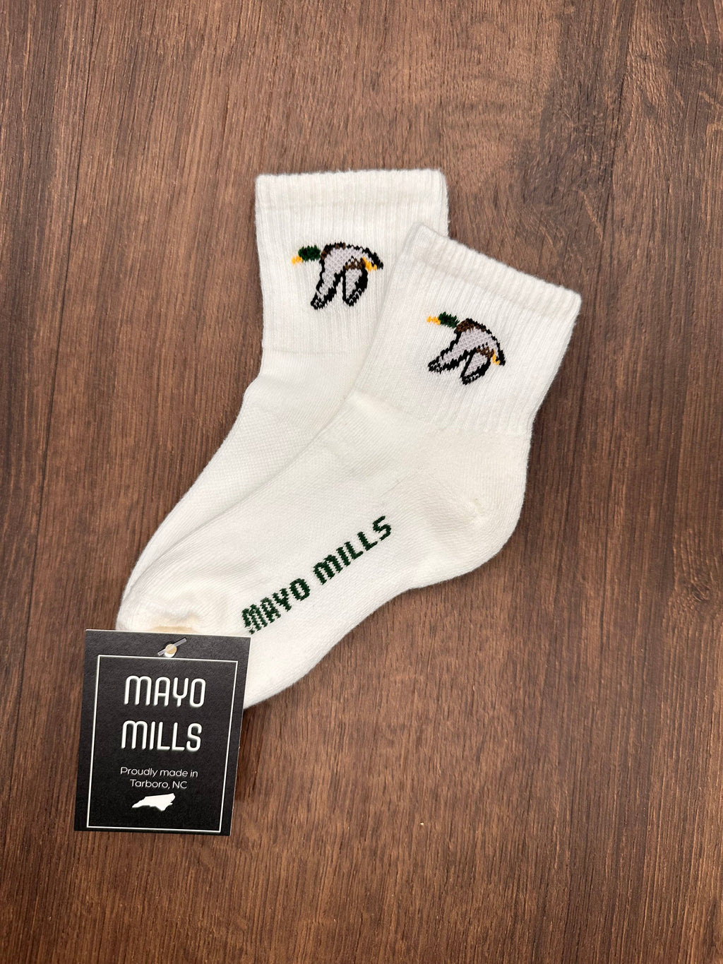 Duck Quarter Crew Socks