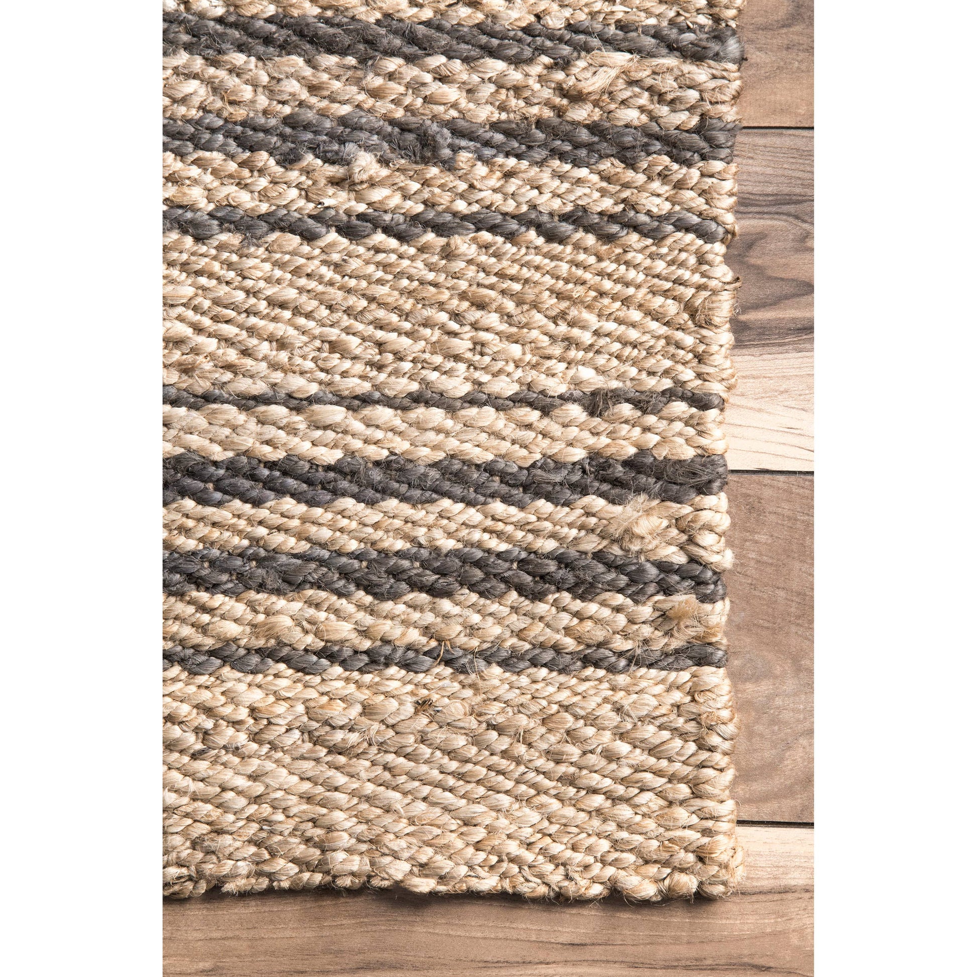 Sycamore Striped Jute Area Rug