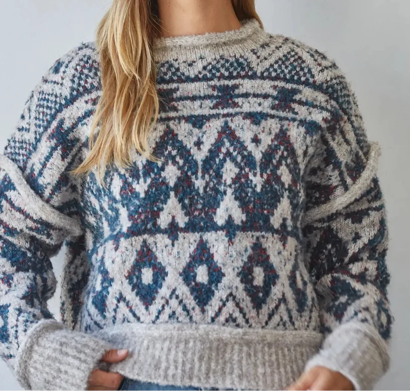 Knit Jacquard Sweater