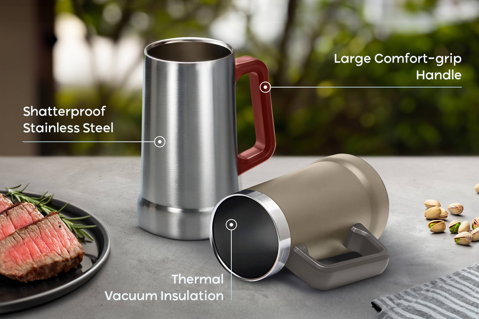 Kook Beer Stein, 23.7 oz