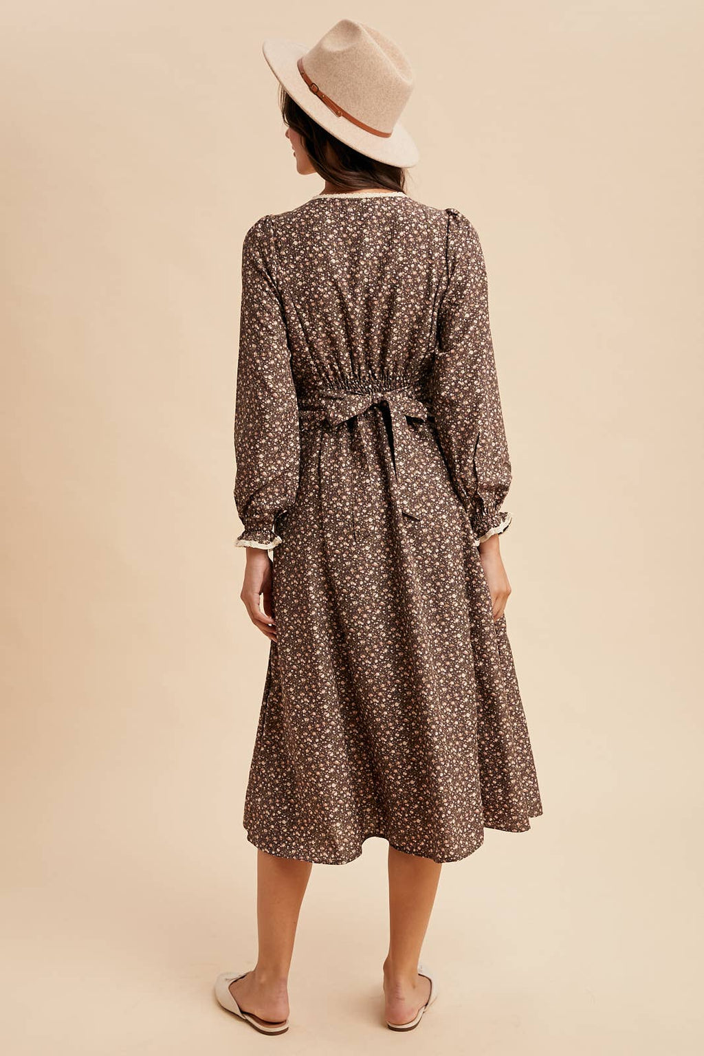 FLORAL BUTTON DOWN MAXI DRESS