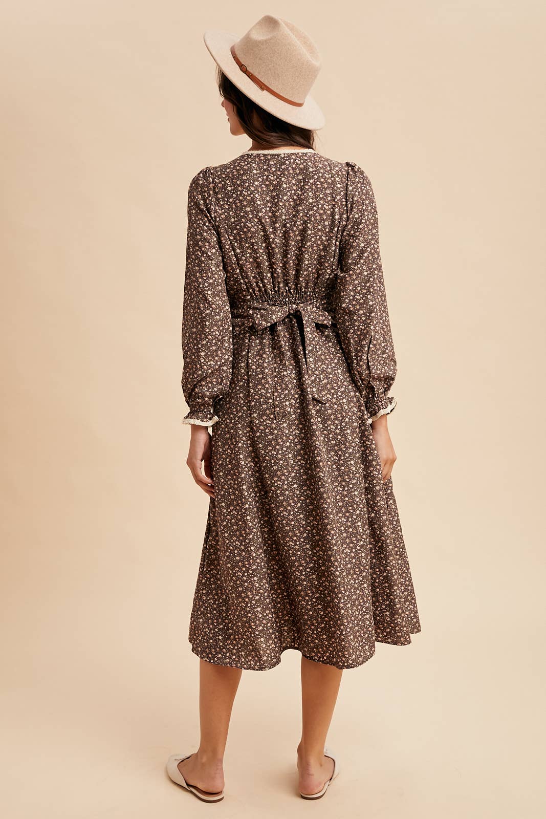 FLORAL BUTTON DOWN MAXI DRESS