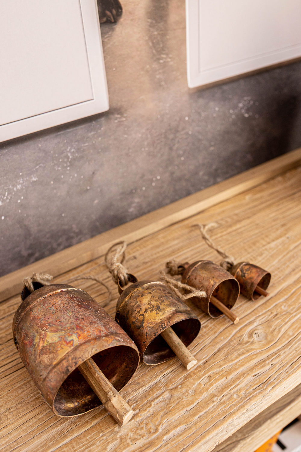 Vintage Inspired Copper Desert Bell Small Christmas Decor