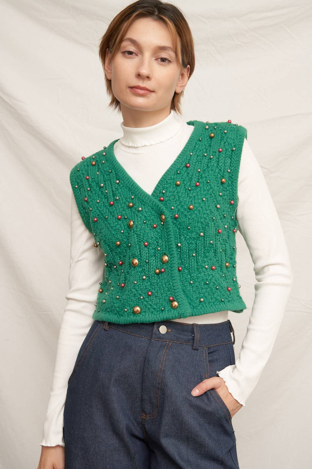 Christmas Tree Sweater Vest