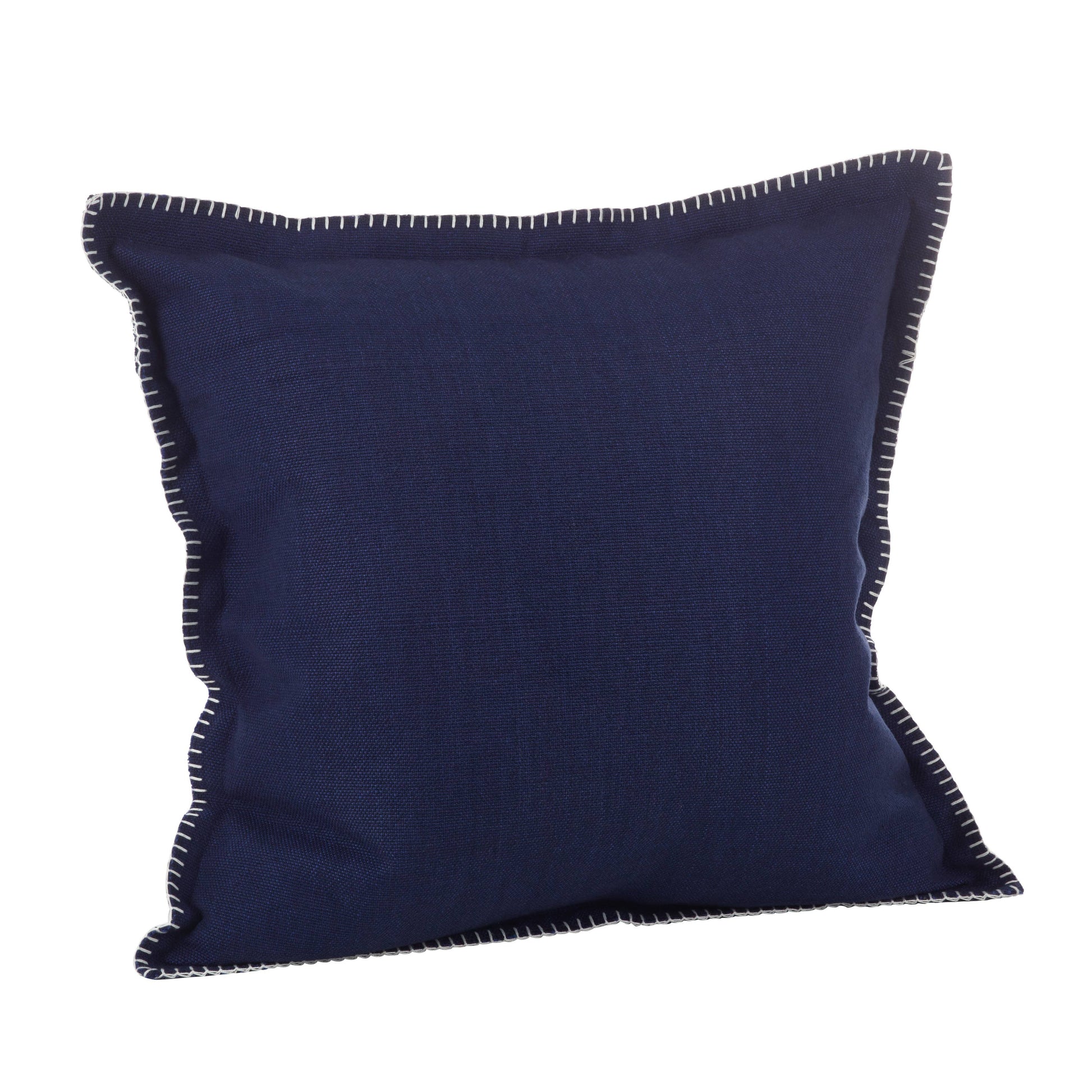 Whip Stitched Flange Pillow - Down Filled