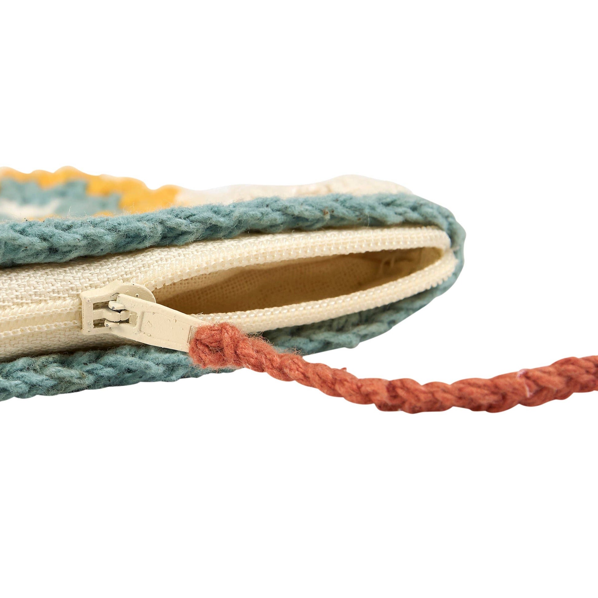 Crochet Flower Zipper Pouch