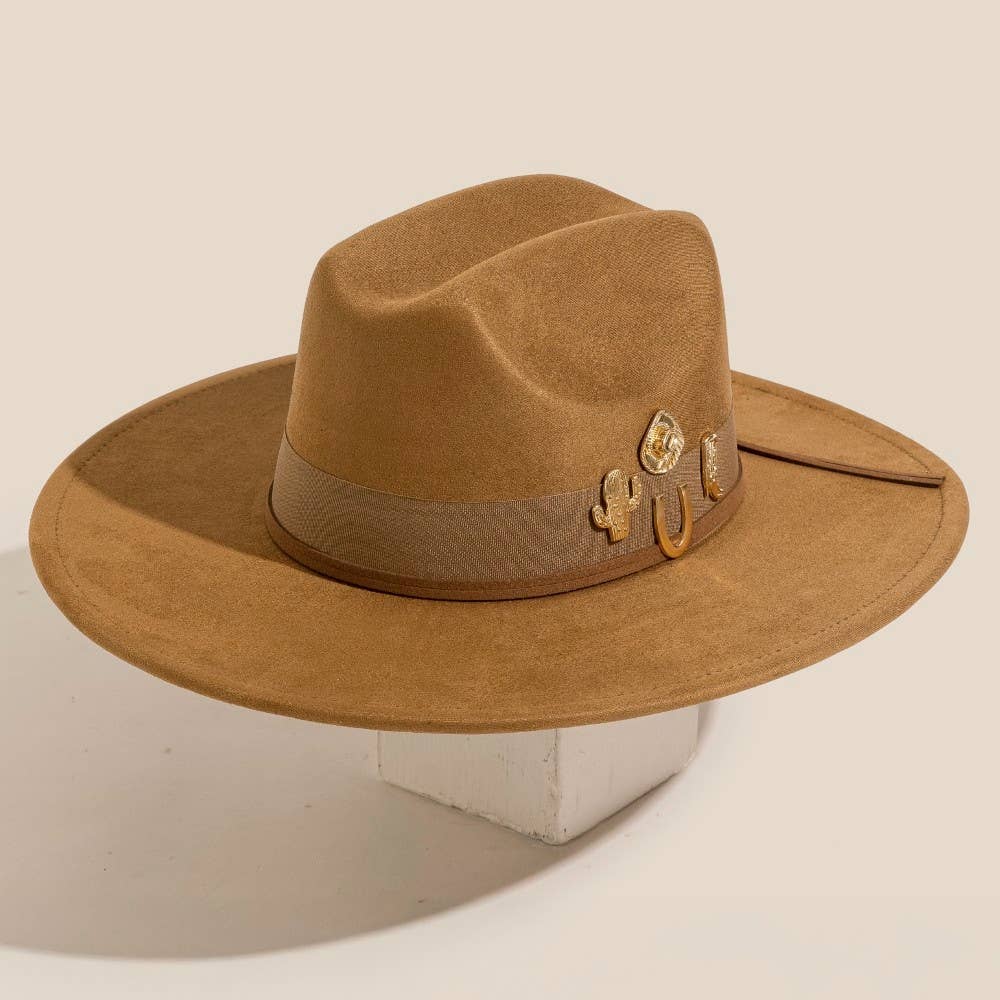 Western Cowboy Charms Fedora Hat
