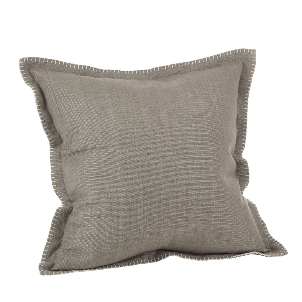 Whip Stitched Flange Pillow - Down Filled