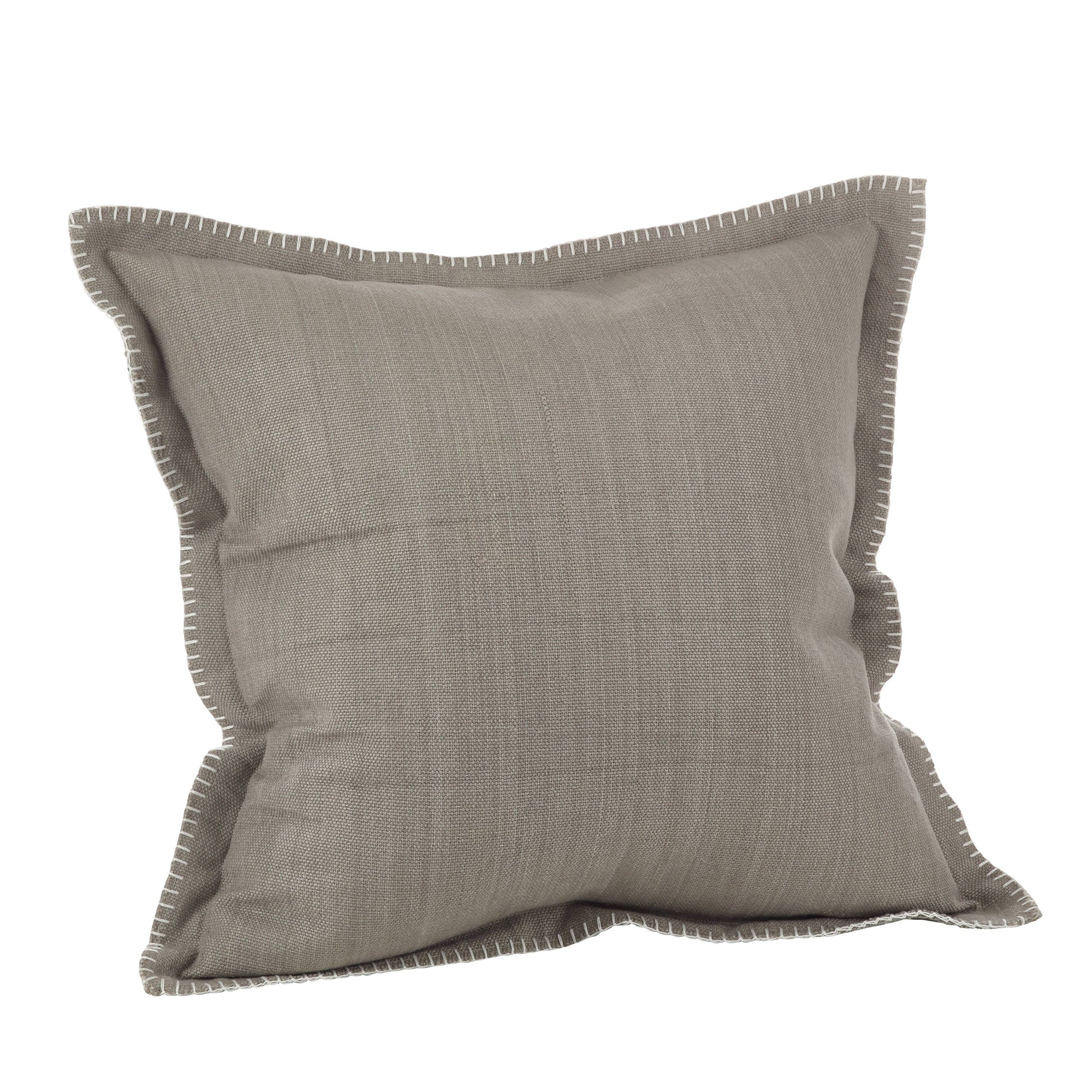 Whip Stitched Flange Pillow - Down Filled
