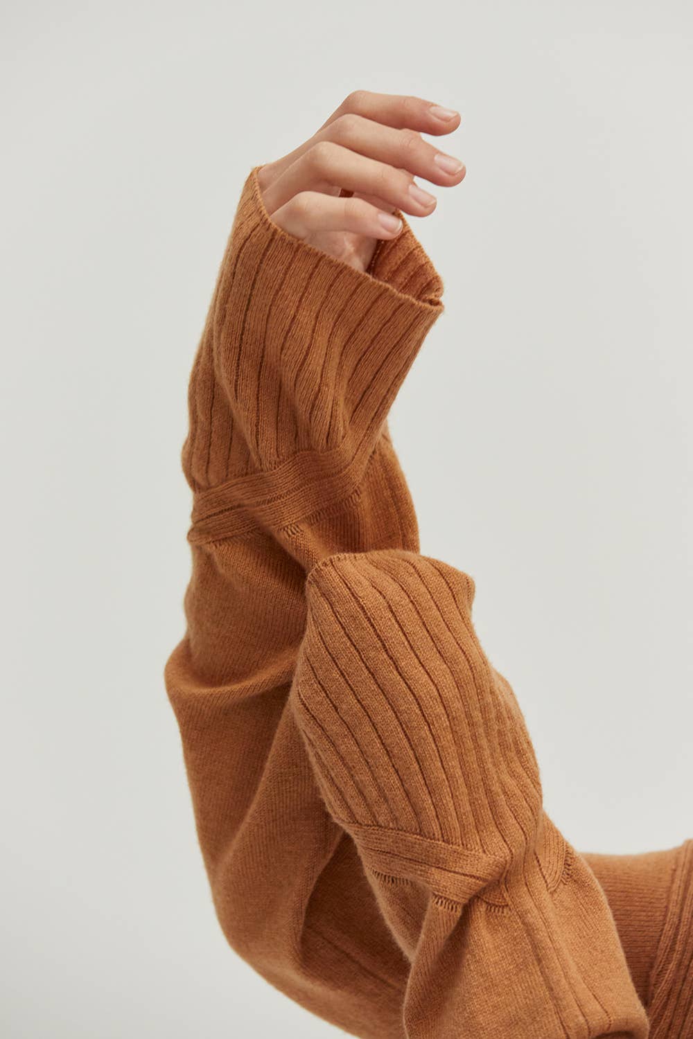 CT8877 - Maline Cashmere Softened Collared Sweater Top