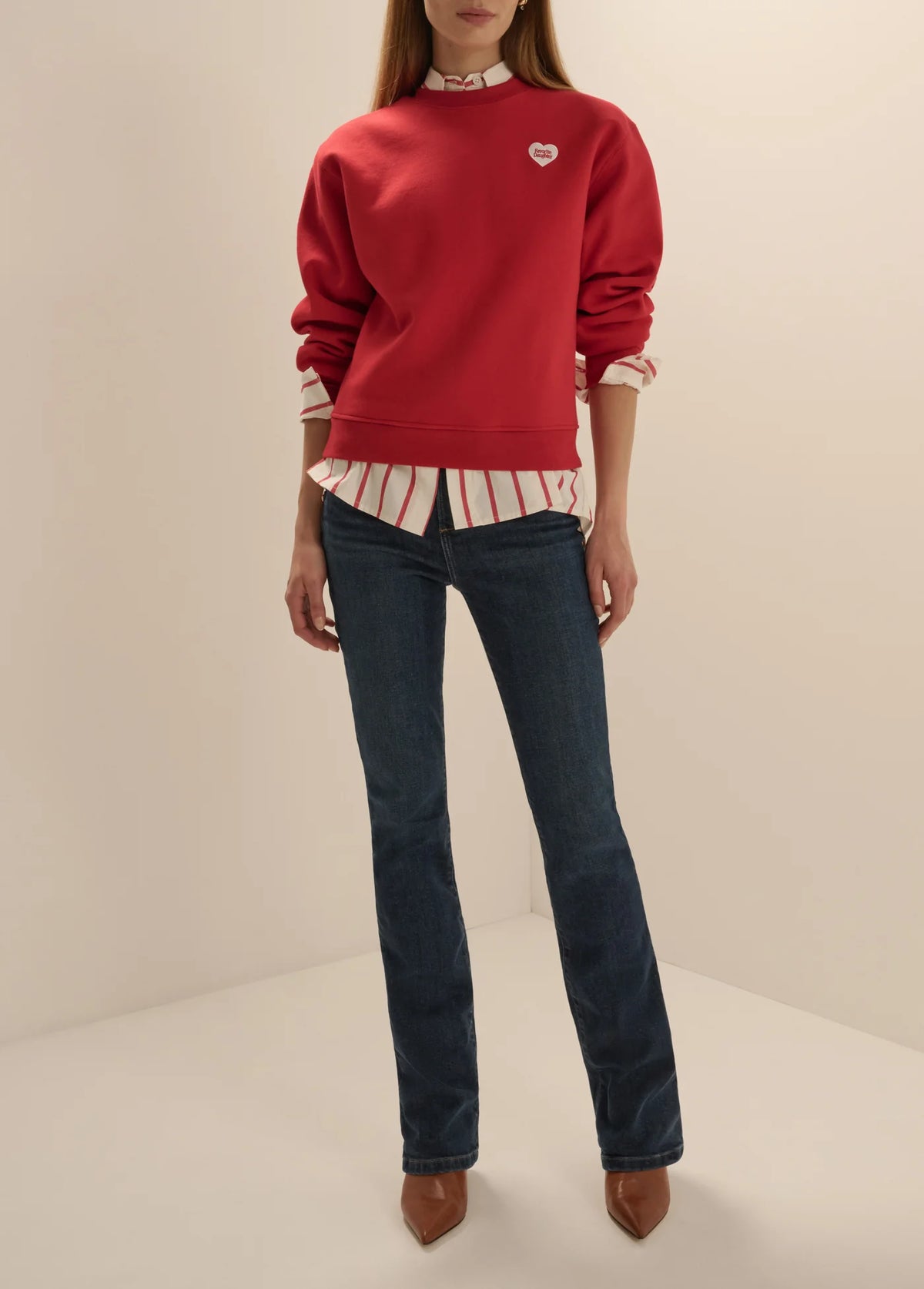 The Favorite Daughter Heart Sweatshirt