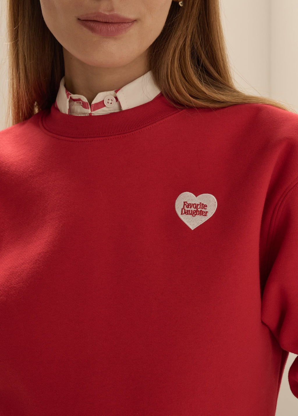 The Favorite Daughter Heart Sweatshirt