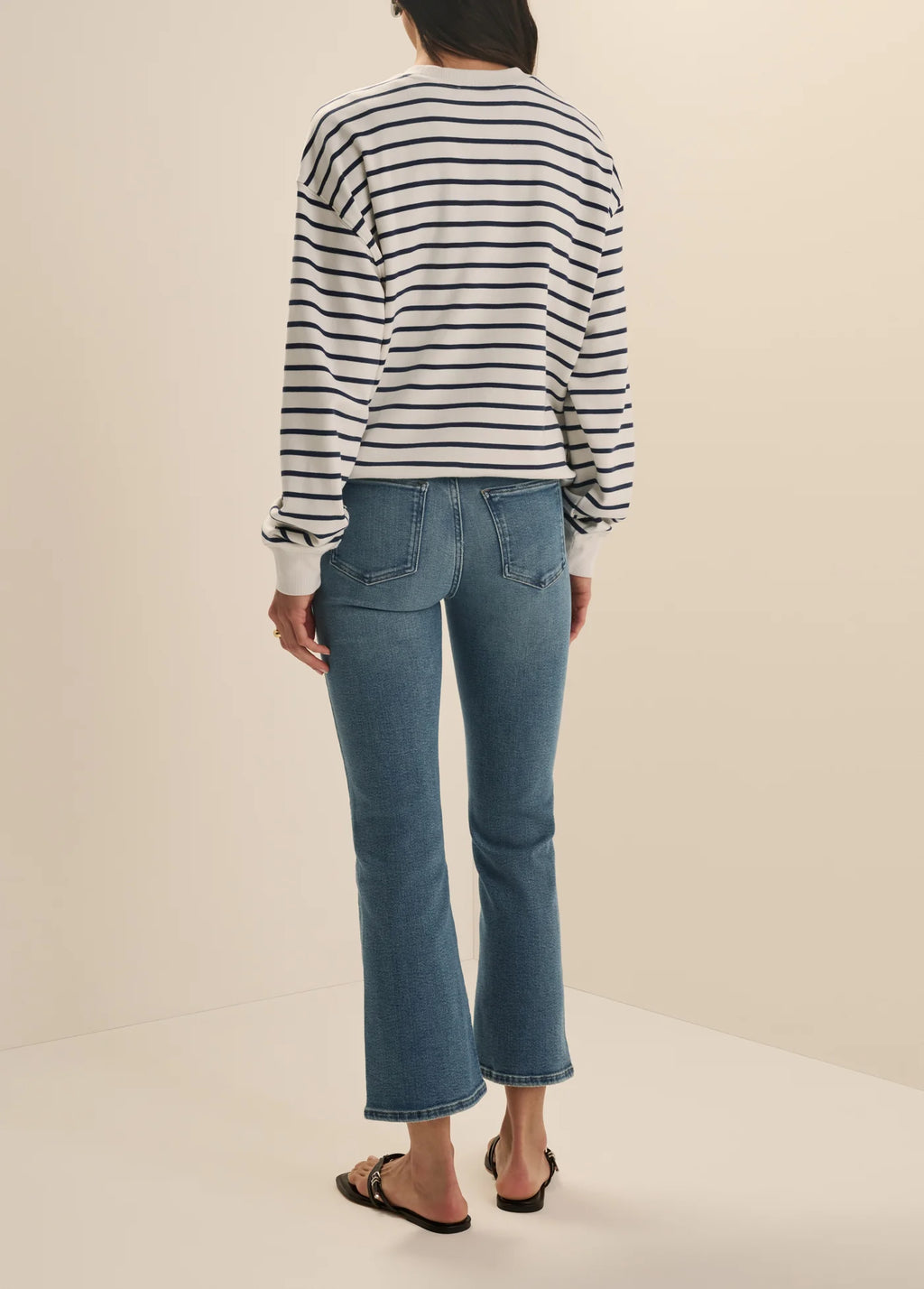 Favorite Daughter The Collegiate Stripe Sweatshirt