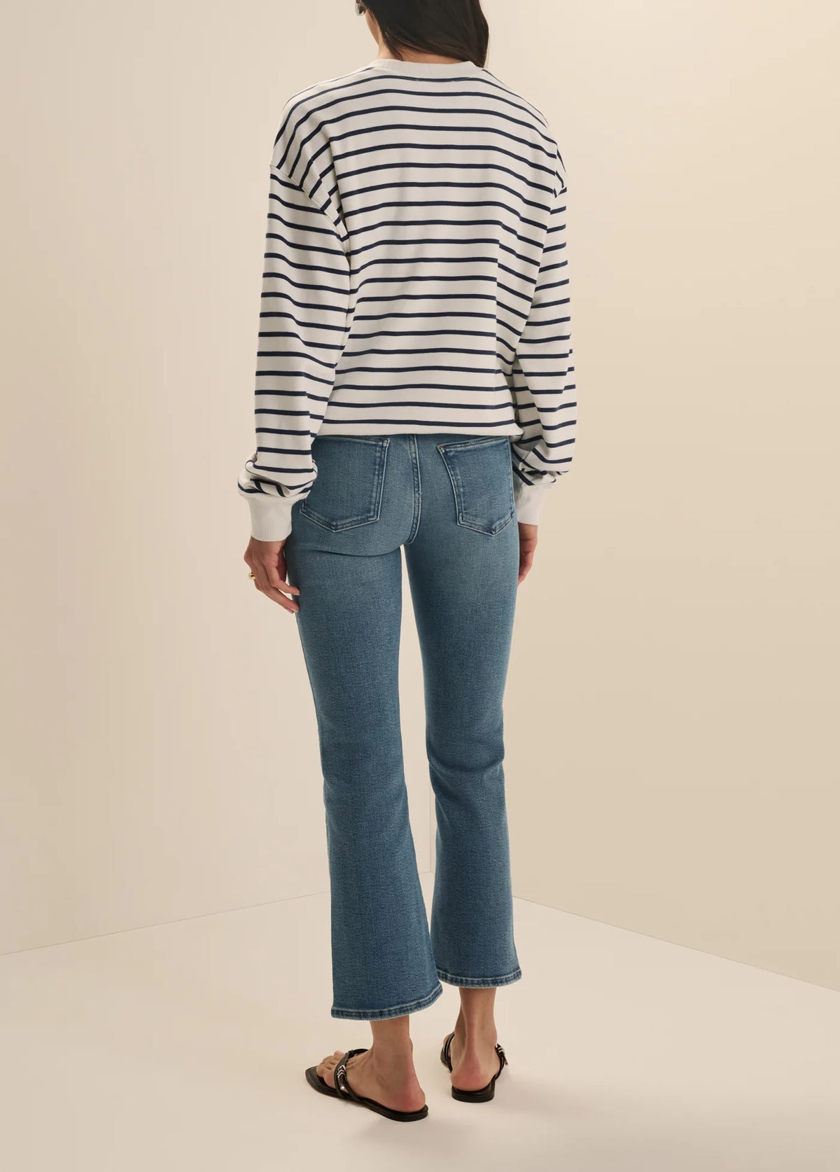 Favorite Daughter The Collegiate Stripe Sweatshirt
