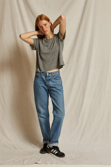 HARLEY cotton boxy crewneck tee