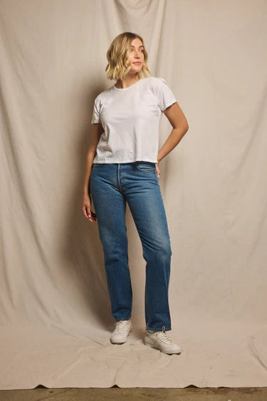 HARLEY cotton boxy crewneck tee