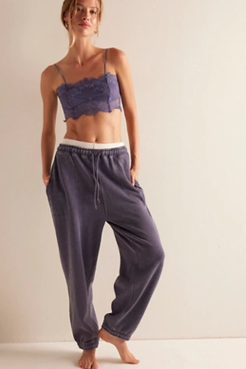 SLOW IT DOWN JOGGER- PEACOAT