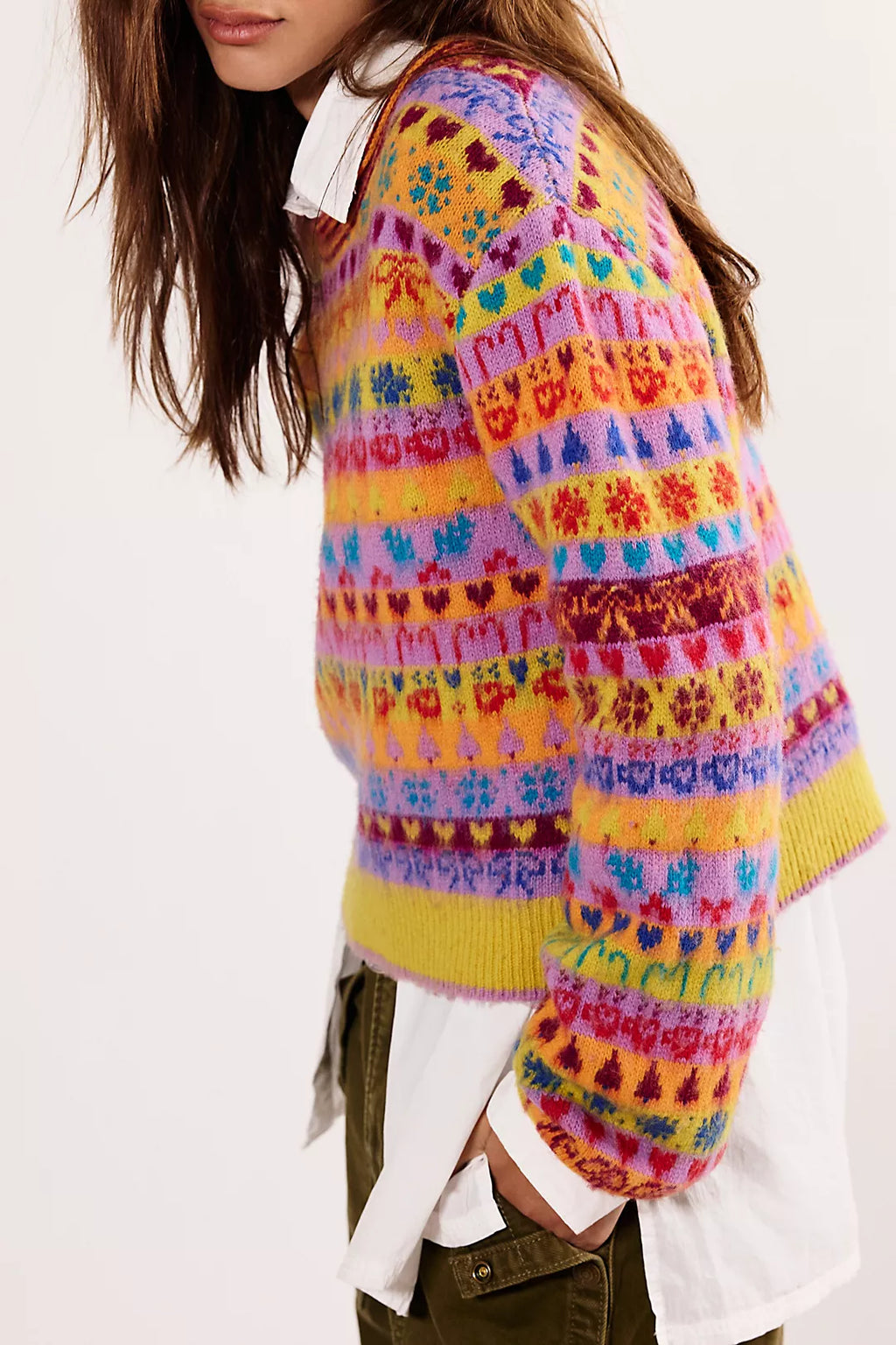 FAVORITE THINGS SWEATER IN BRIGHT CONFETTI COMBO