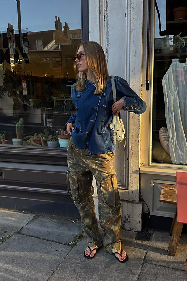 IMOGENE DENIM OFFICER in ENSIGN WASH