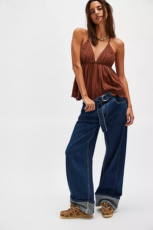 Free People East By Ouffed Straight
