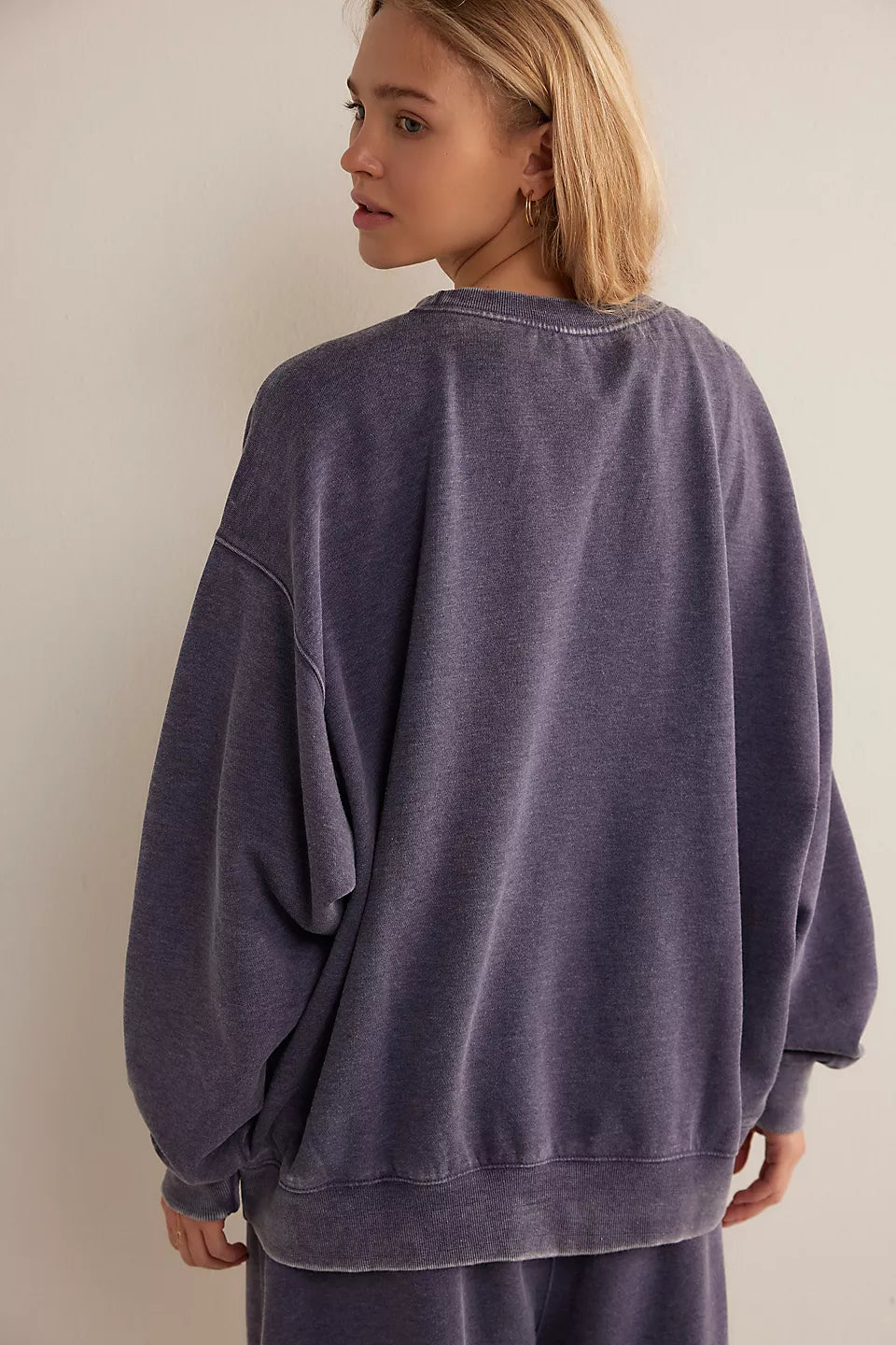 SLOW IT DOWN PULLOVER- PEACOAT