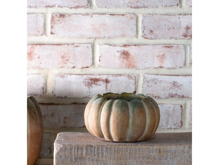 Fall Ombre Cement Pumpkin Planters | 3 Sizes
