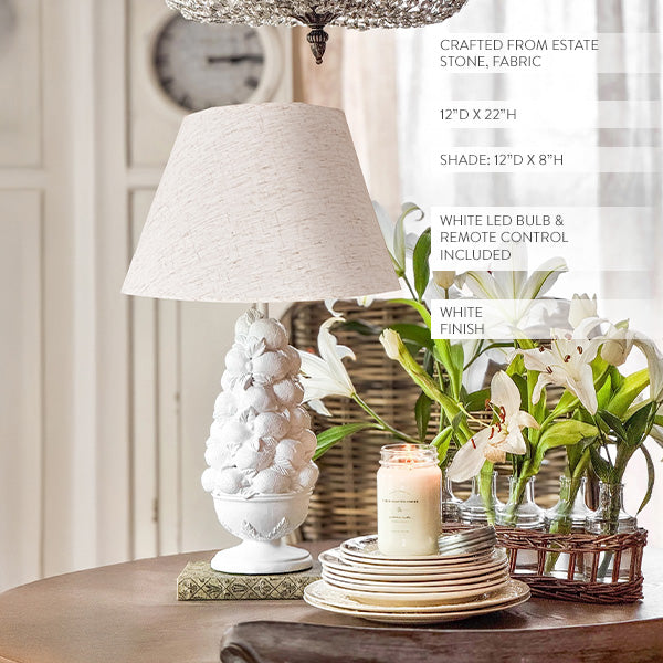 Vintage Inspired Fruit Bowl Cordless Lamp