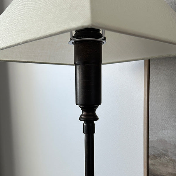 36 Inch Ivory Adjustable Table Lamp