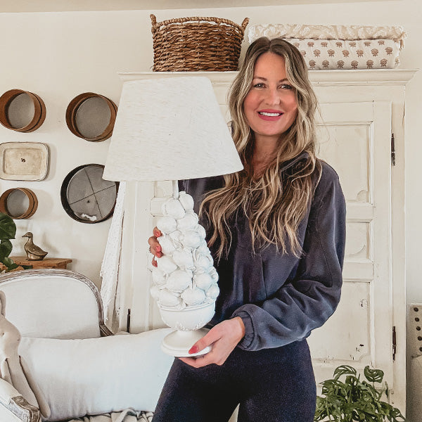 Vintage Inspired Fruit Bowl Cordless Lamp