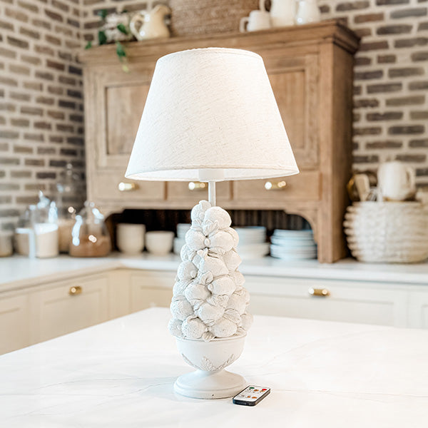 Vintage Inspired Fruit Bowl Cordless Lamp