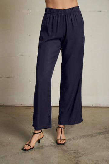 HANA- tencel pants in navy