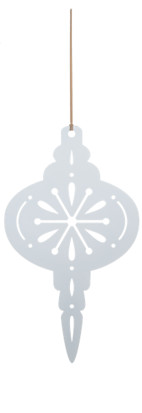 Oversized Retro Hanging Metal Ornaments | 3 Colors