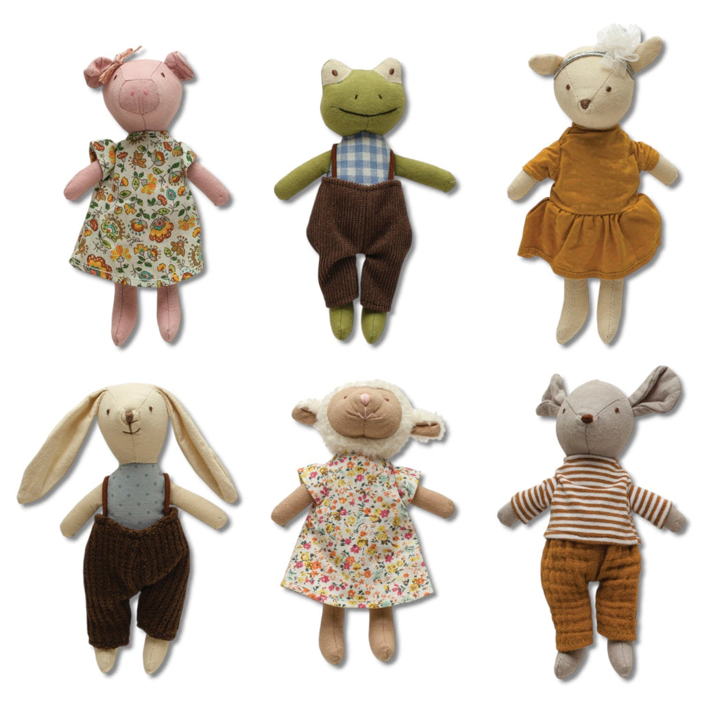 Dressed Plush Animal Friends | 6 Styles