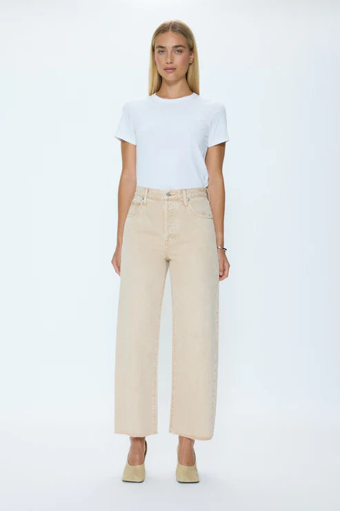 Tate Crop High Rise Bowed Wide
