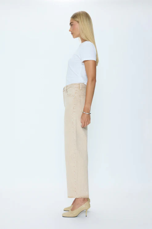 Tate Crop High Rise Bowed Wide