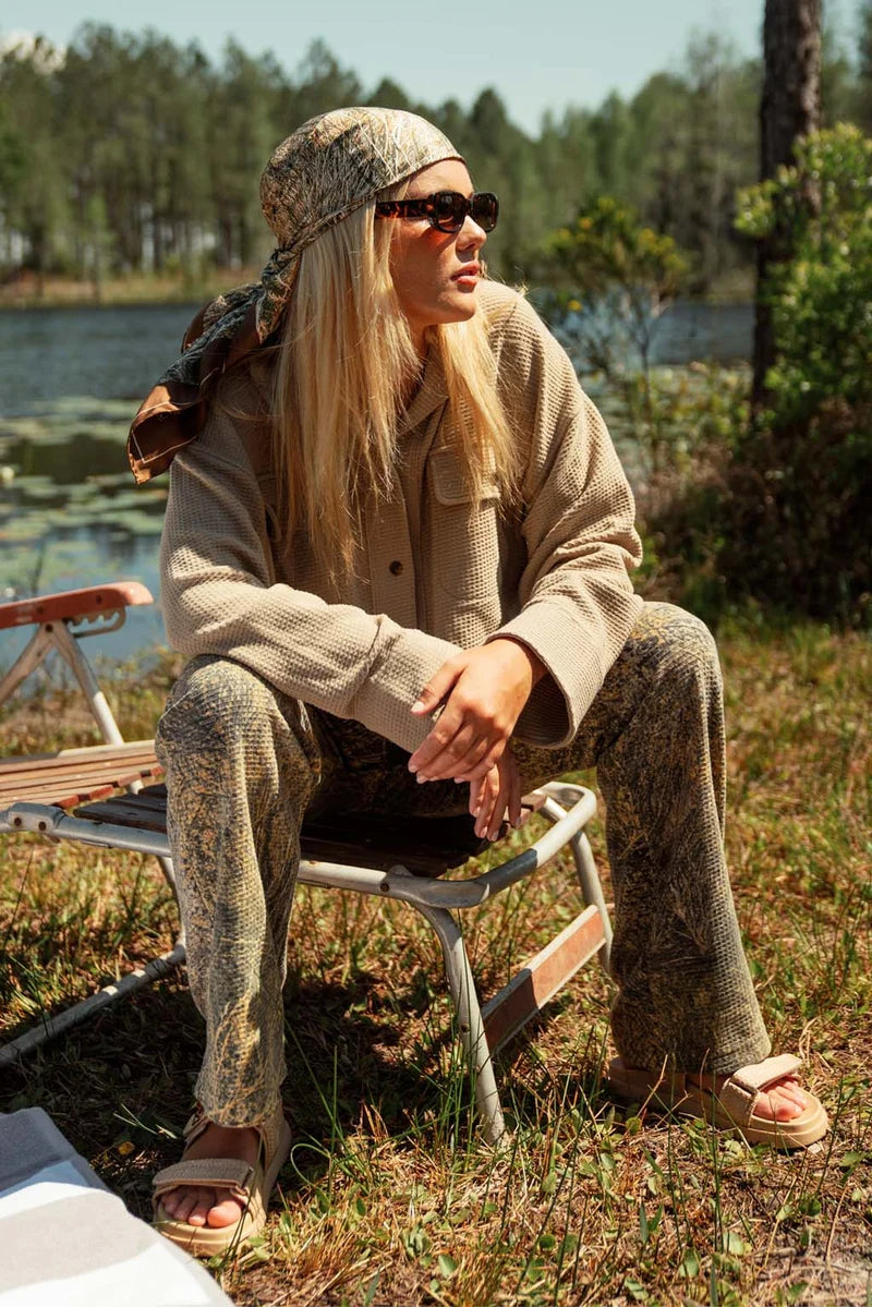 Tribe Kelley Silk Scarf - Brush