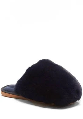 SNOWBALL SLIPPER - TAUPE/CABERNET