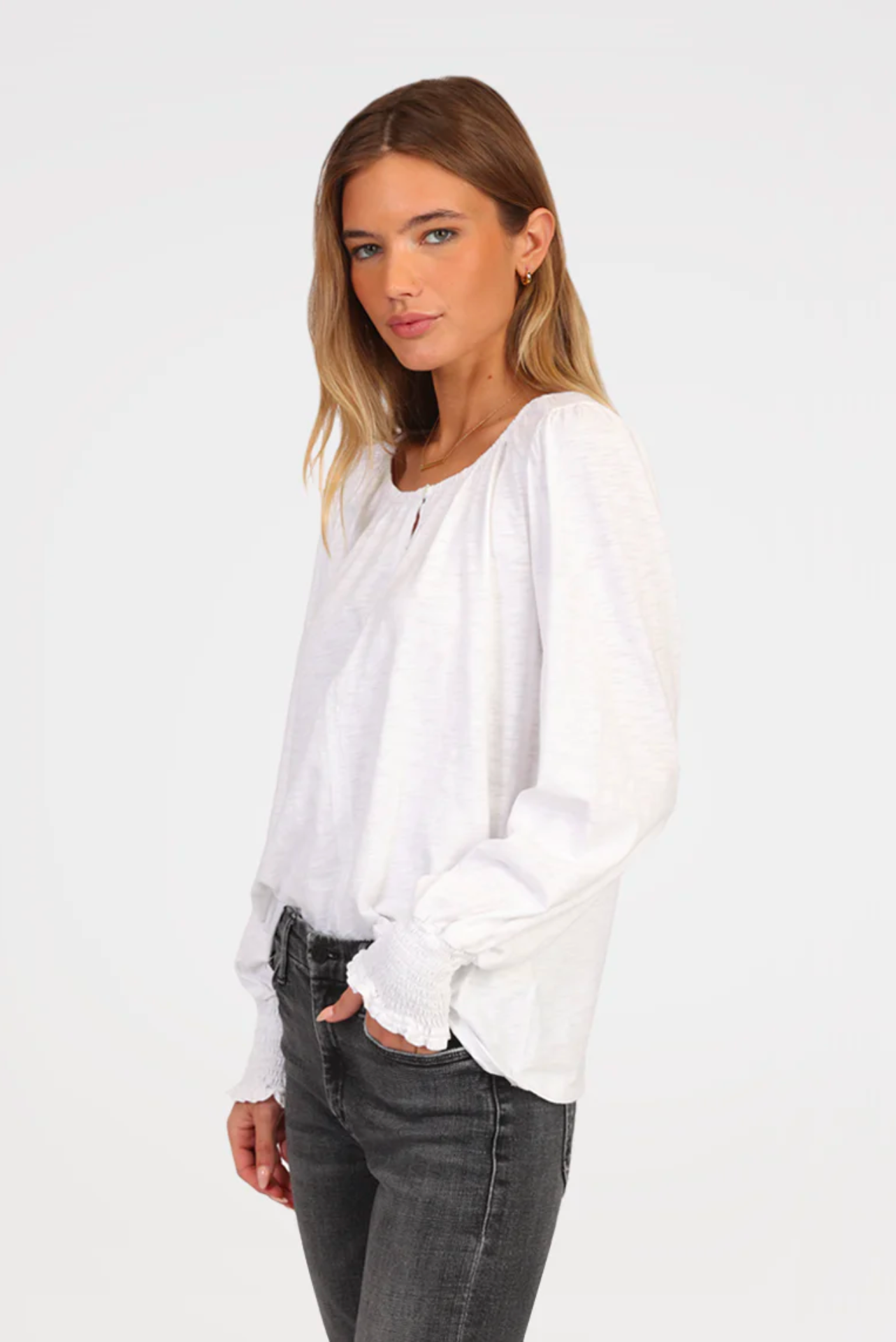 L/S Smock Sleeve Blouse