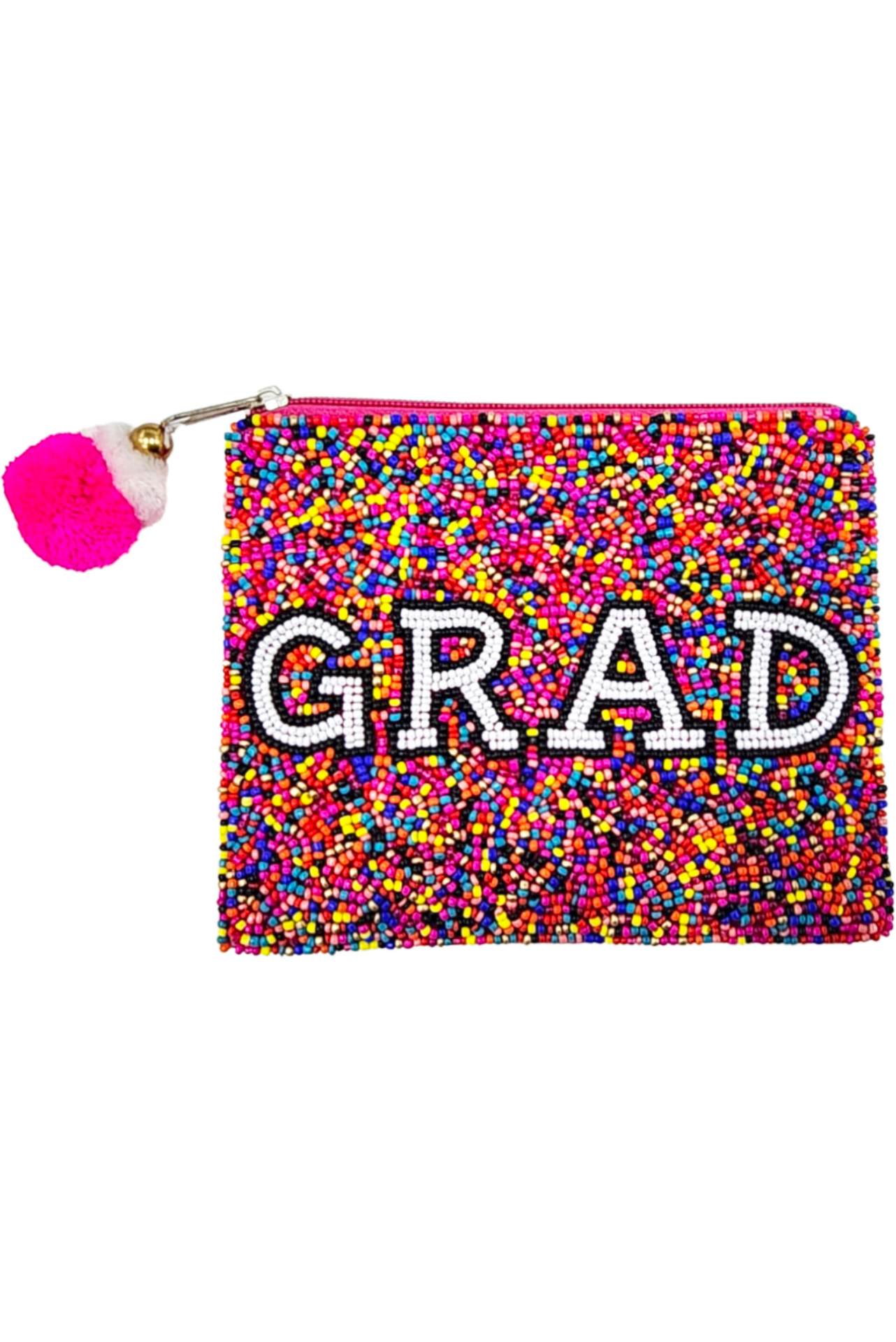 Grad Beaded Pouch
