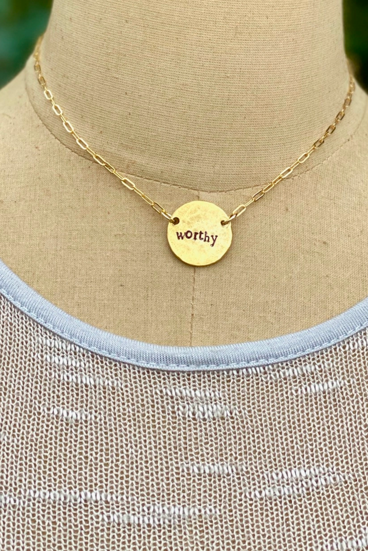 Mighty Message Necklace