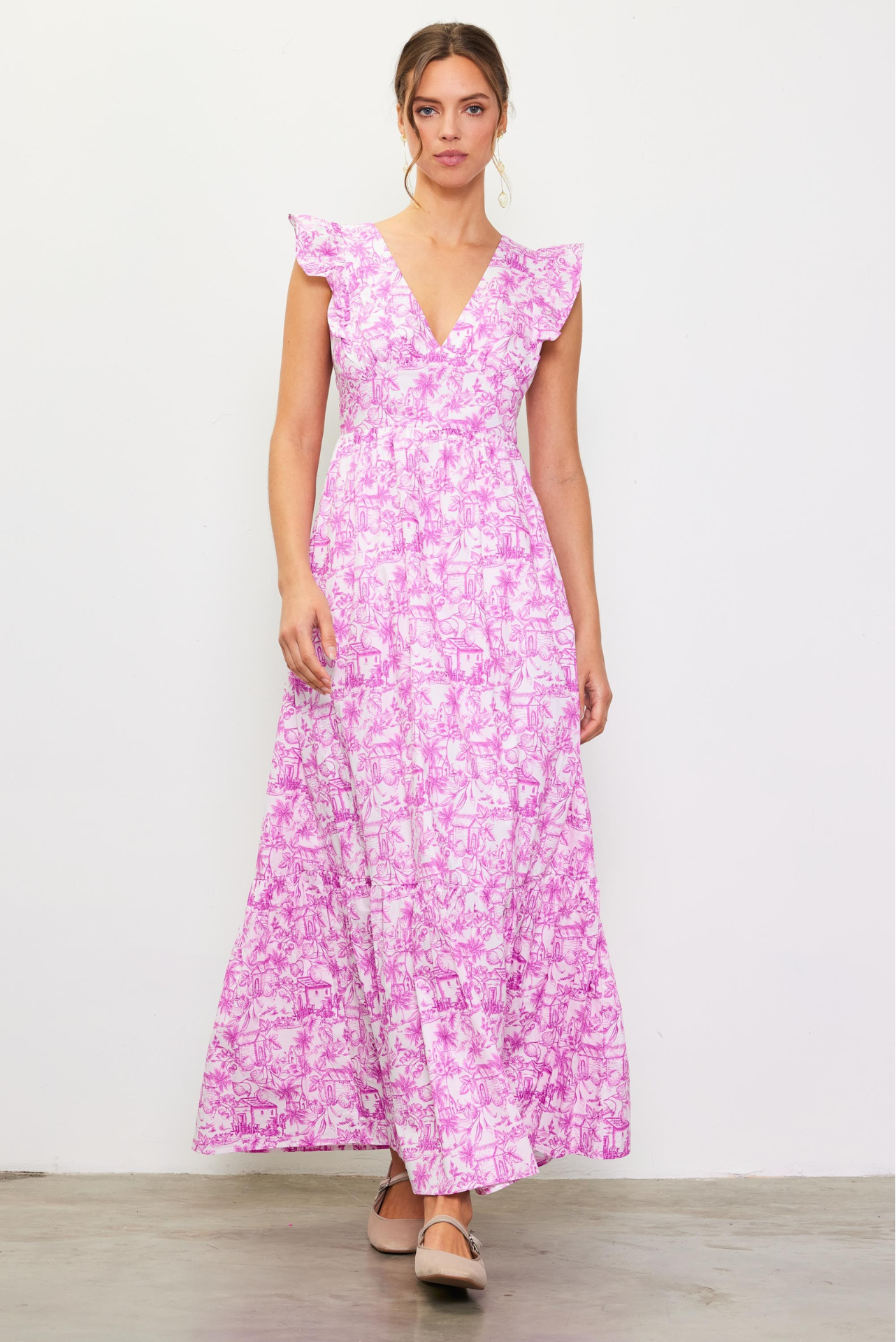 Daphne Ruffled Maxi