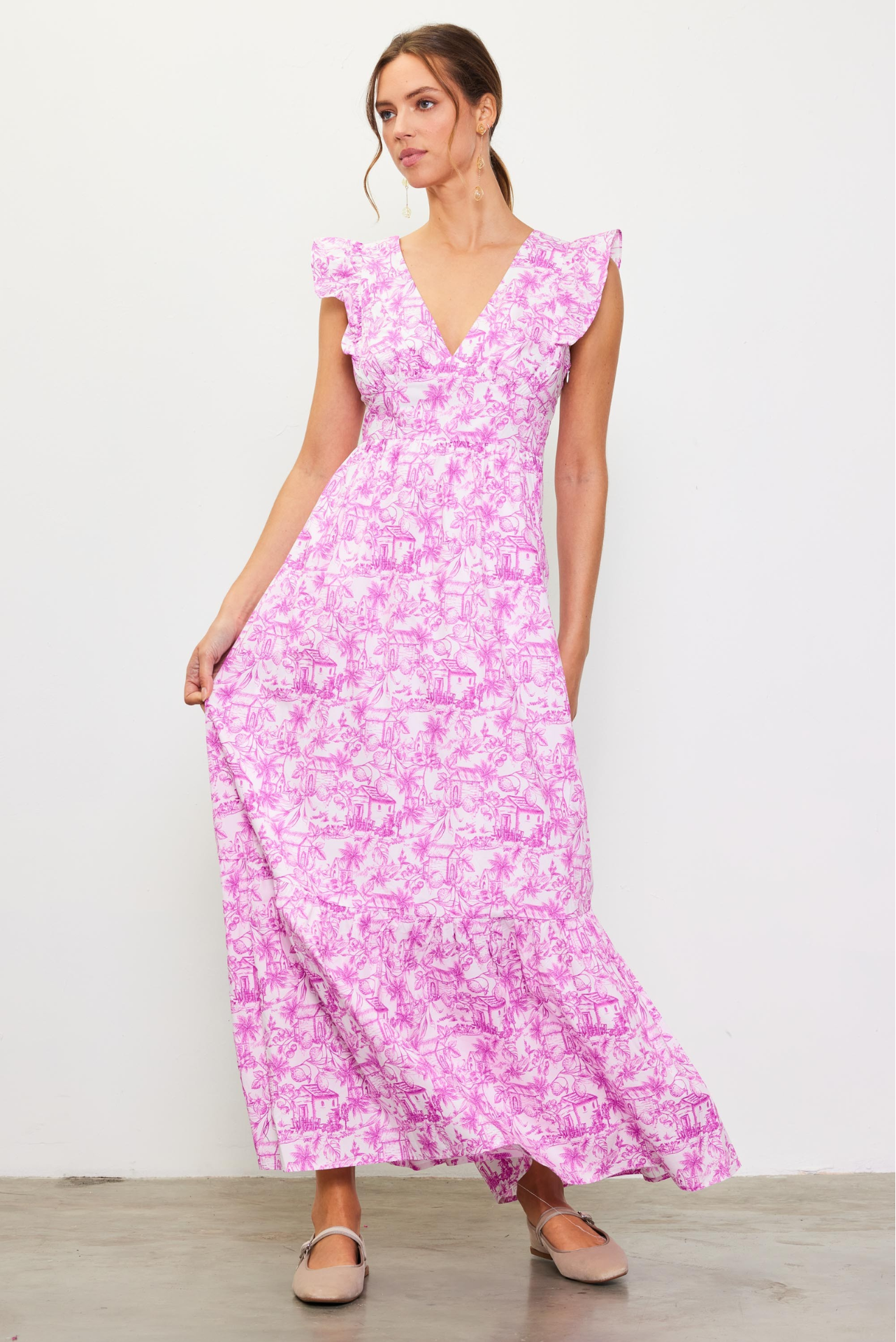 Daphne Ruffled Maxi