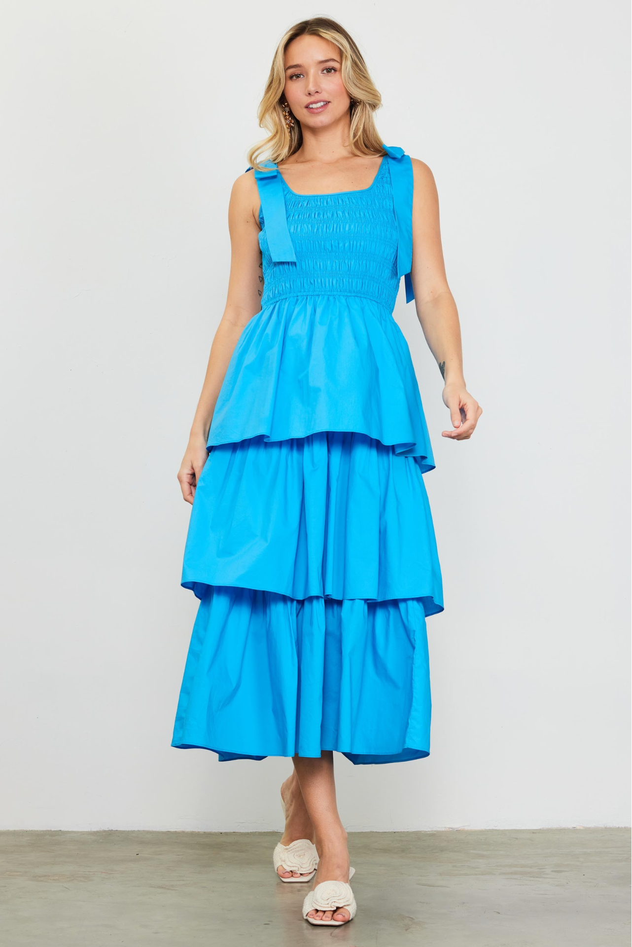 Capri Poplin Maxi Dress